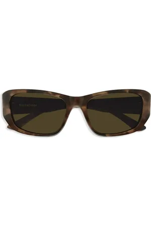 Balenciaga Lunettes de soleil à monture rectangulaire