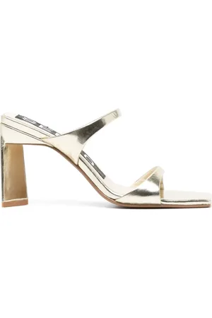 SENSO Mules Valeria 70 mm en cuir métallisé