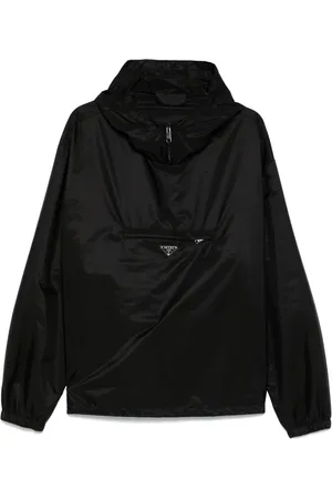 Prada Surchemise à logo triangle