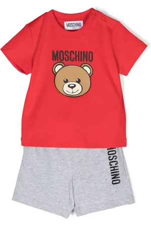 Moschino Survêtement en coton à imprimé ourson