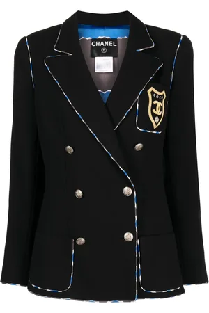 CHANEL Veste en laine à boutonnière croisée (2005)
