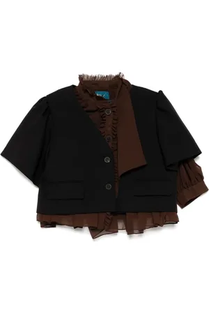 Kolor Veste crop à superpositions