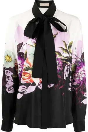 Elie saab Chemise en soie à fleurs