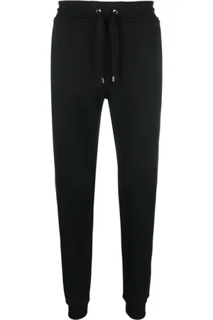 MOORER Pantalon de jogging en coton à lien de resserrage