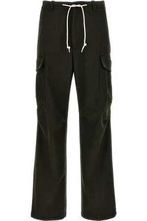 CELLAR DOOR Pantalon en laine à poches cargo