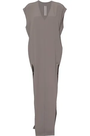 Rick Owens Robe longue à col v