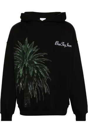 BLUE SKY INN Hoodie en coton à imprimé graphique