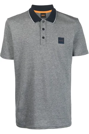HUGO BOSS Polo à patch logo poitrine