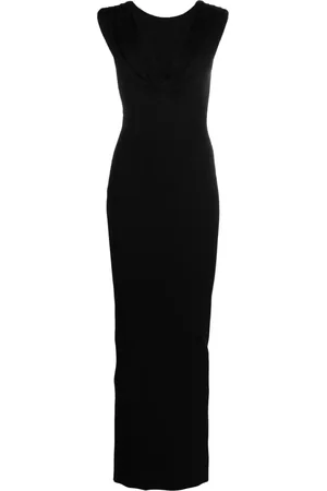 Givenchy Robe longue Kleid à col bénitier