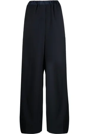 SYSTEM Pantalon palazzo à taille haute