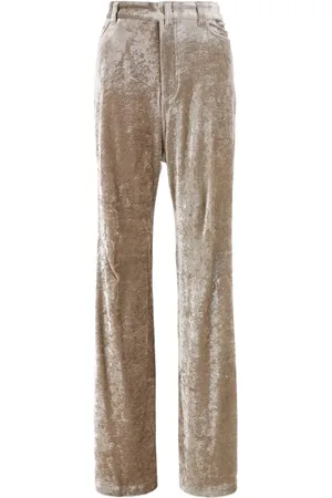 Balenciaga Pantalon en velours à coupe ample