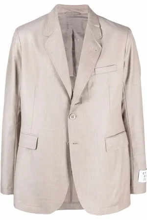 Etudes Blazer en laine vierge à simple boutonnage