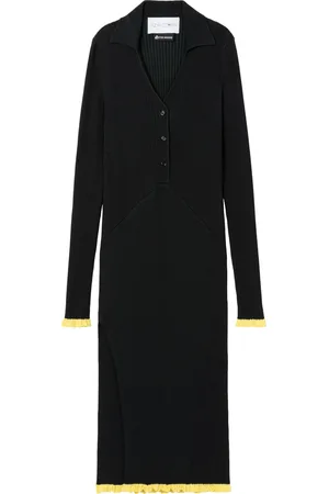 AZ FACTORY X Ester Manas robe mi-longue en maille nervurée