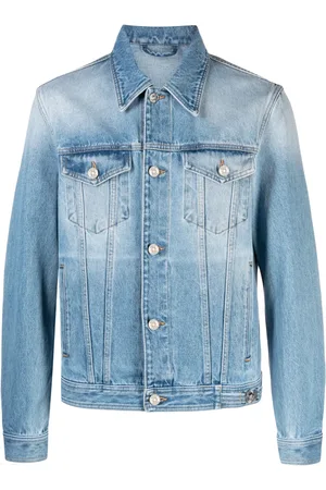VERSACE Veste en jean à plaque Medusa Biggie