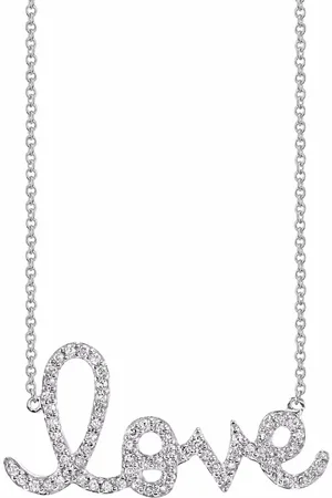 Sydney Evan Collier en or blanc 14ct à diamants