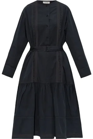 LEMAIRE Robe ceinturée à manches longues