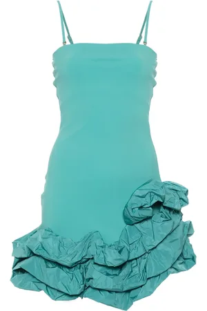 CHIARA BONI Robe courte en jersey à volants
