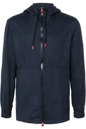 Kiton Veste boutonnée à col contrastant