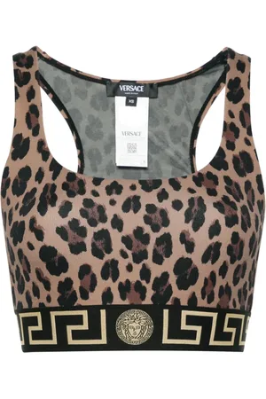 VERSACE Brassière de sport à motif Greca