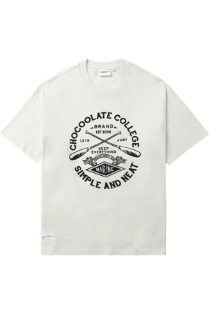 Chocoolate T-shirt en coton à imprimé graphique