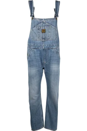 WASHINGTON DEE CEE Salopette en jean à patch logo