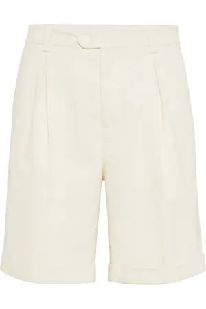 Brunello Cucinelli Short en velours côtelé