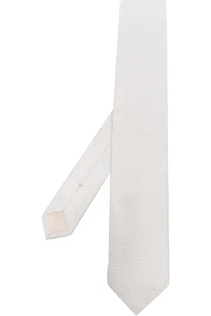 D4.0 Cravate en soie à motif en jacquard