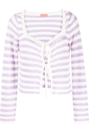 KITRI Cardigan long Dionne en crochet