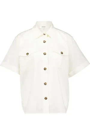 Frame Chemise en coton à poches poitrine