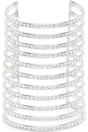 Amina Muaddi Bracelet Vittoria à ornements en cristal