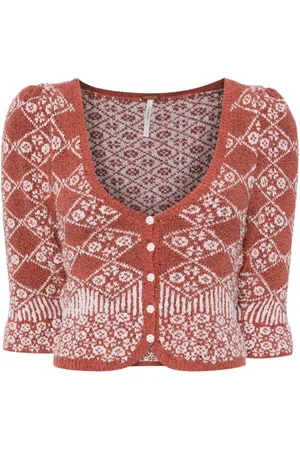 Free People Cardigan à fleurs