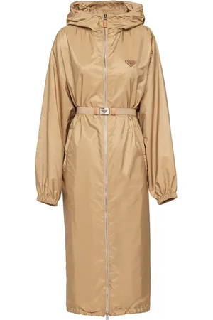 Prada Imperméable Re-Nylon à capuche
