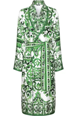Dolce & Gabbana Robe de chambre à imprimé majolica
