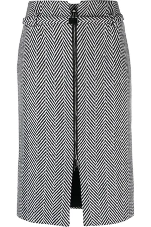 Tom Ford Minijupe à motif de chevrons