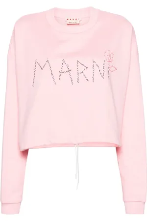 Marni Sweat crop à logo brodé