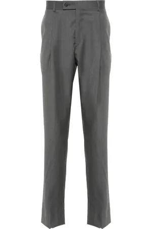 CARUSO Pantalon en laine à pinces