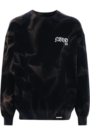 NEIGHBORHOOD Sweat en coton à effet tie-dye