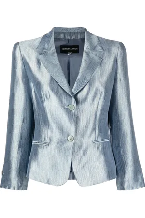 Giorgio Armani Blazer à effet peau de serpent (années 2000)