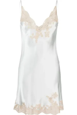 CARINE GILSON Robe-nuisette en dentelle de Calais-Caudry