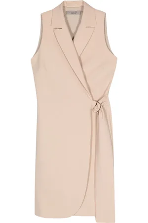 D.EXTERIOR Robe portefeuille à coupe mi-longue