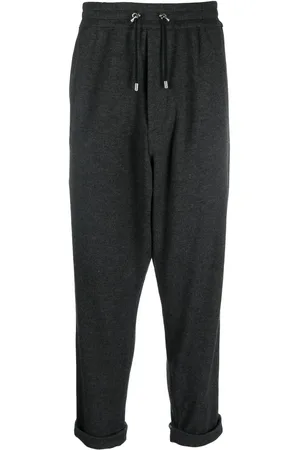 Balmain Pantalon à taille à lien de resserrage