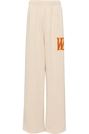 We11 Done Pantalon de jogging à patch logo
