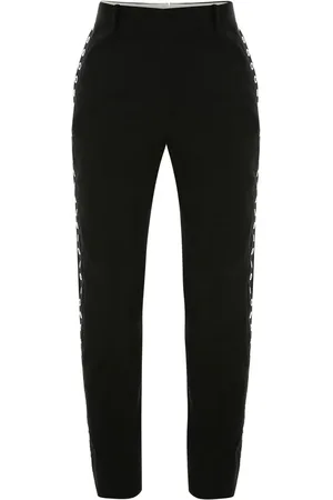 Alexander McQueen Pantalon slim à détails d’œillets