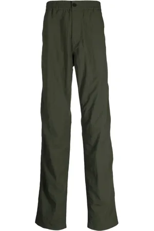 Maison Kitsuné Pantalon droit à taille élastiquée