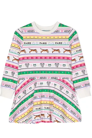 Kenzo Robe à imprimé graphique