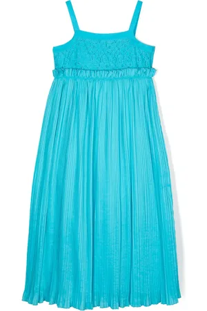 Twin-Set Robe longue à design plissé