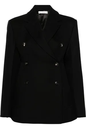 CO Blazer croisé à revers crantés