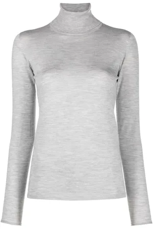 LE TRICOT PERUGIA Pull en soie mélangée à col roulé
