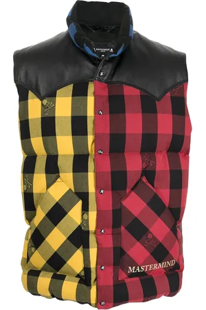 MASTERMIND JAPAN Gilet matelassé à carreaux