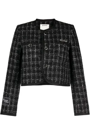 Musium Div. Veste en tweed à boutonnière